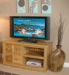 Mobel Oak 4 Drawer Television Cabinet