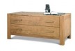 Lyon Oak 2 Drawer Wide Chest