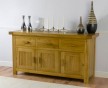 Bellano Solid Oak Large Sideboard