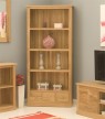 Mobel Oak Large 3 Drawer Bookcase