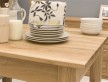 Mobel Oak 150cm Dining Table &amp; 6 Upholstered Dining Chairs