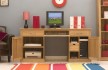 Mobel Oak Large Hidden Office Twin Pedestal Desk