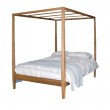 Coach House Brooklyn Oak Four-Poster Bed