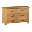 Coach House Quebec Oak 2 over 2 Chest