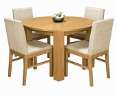 Cuba Oak Circular Dining Table - Table Only 