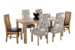 Canberra Dining Table & 4 Emilia Chairs & 2 Clermont Chairs
