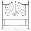Francesca Antique Nickel Headboard -135cm - Double & 150cm - King Size