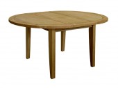 Loire Oak Round Extending Dining Table