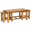 Vancouver Oak Petite Nest of Coffee Tables