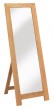 Cuba Solid Oak Cheval Mirror - 500 x 1450mm 