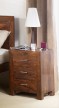 Cuba Sheesham 3 Drawer Bedside