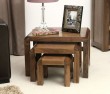 Shiro Walnut Nest of Three Coffee Tables