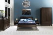 Domino Walnut King Size Bedstead 