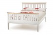 Grace High Footend Bed - Opal White with Golden Cherry - Small Double, Double, King Size or Super King Size