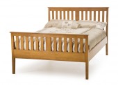 Grace High Footend Bed - Golden Cherry - Small Double, Double, King Size or Super King Size 