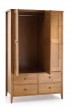Grace 3 Door Wardrobe - Golden Cherry  