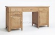 Cambridge Oak Double Pedestal Desk