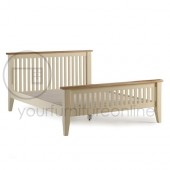 Camden Painted Pine & Ash Painted Double Bed