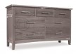 Hereford Oak 3+4 Wide Chest of Drawers
