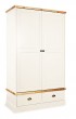 Brunswick Painted Double Gents Grande Wardrobe 