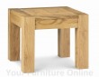 Lyon Oak Square Lamp Table