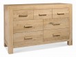 Lyon Washed Oak 4+3 Drawer Chest  